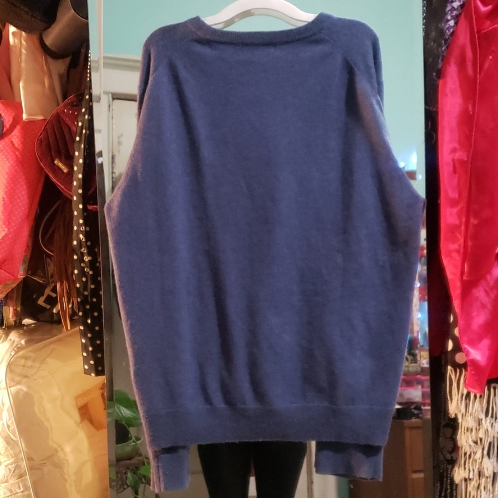 Cashmere V-Neck Sweater - Picture 8 of 8